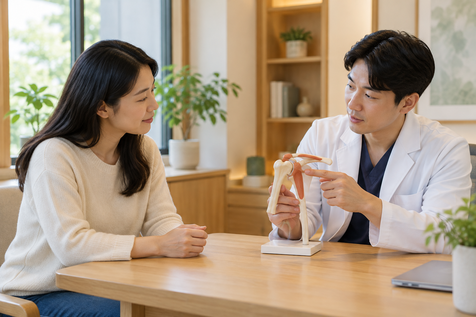 밀양 어깨통증 한의원 — 어깨 상담에 관한 AI 설명용 이미지